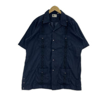 半袖シャツ Guayabera NV ネイビー
