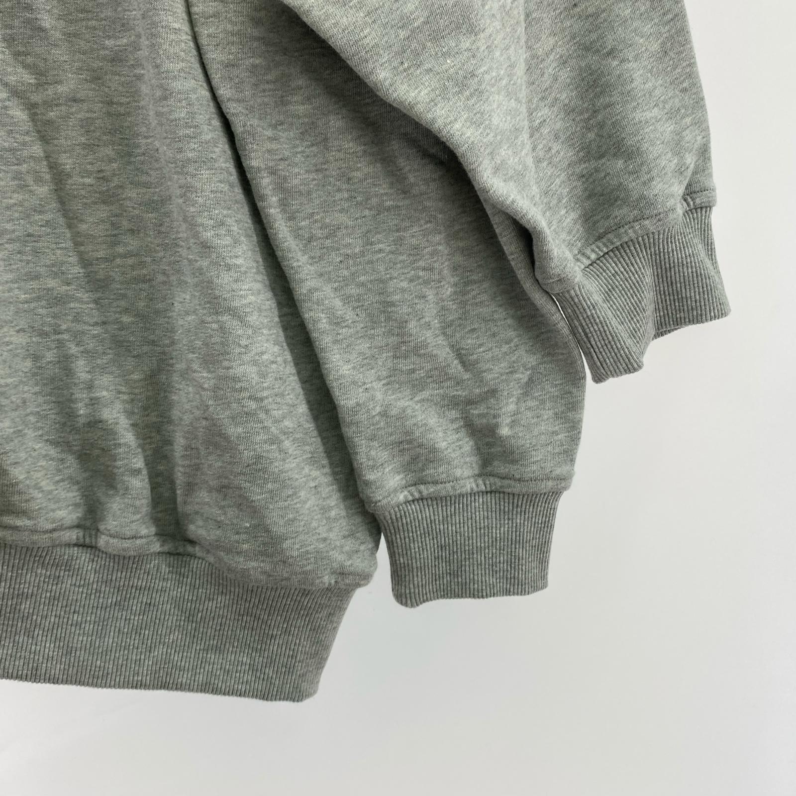 パーカー SHIRT 25AW 四本袖プルオーバーパーカー M グレー