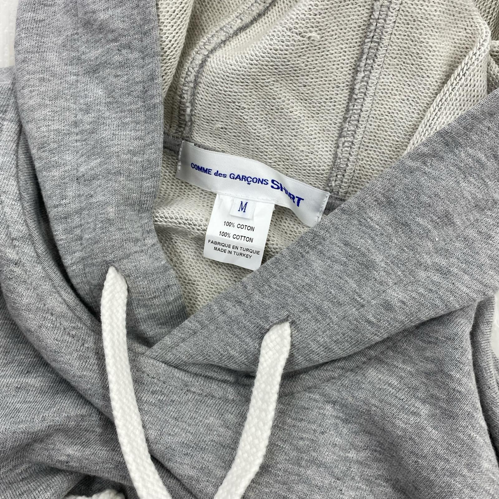パーカー SHIRT 25AW 四本袖プルオーバーパーカー M グレー