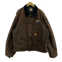 ジャケット Carhartt ﾄﾗﾃﾞｨｼｮﾅﾙｼﾞｬｹｯﾄ 茶 (2XL) ブラウン