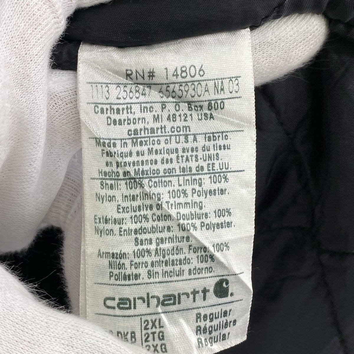 ジャケット Carhartt ﾄﾗﾃﾞｨｼｮﾅﾙｼﾞｬｹｯﾄ 茶 (2XL) ブラウン