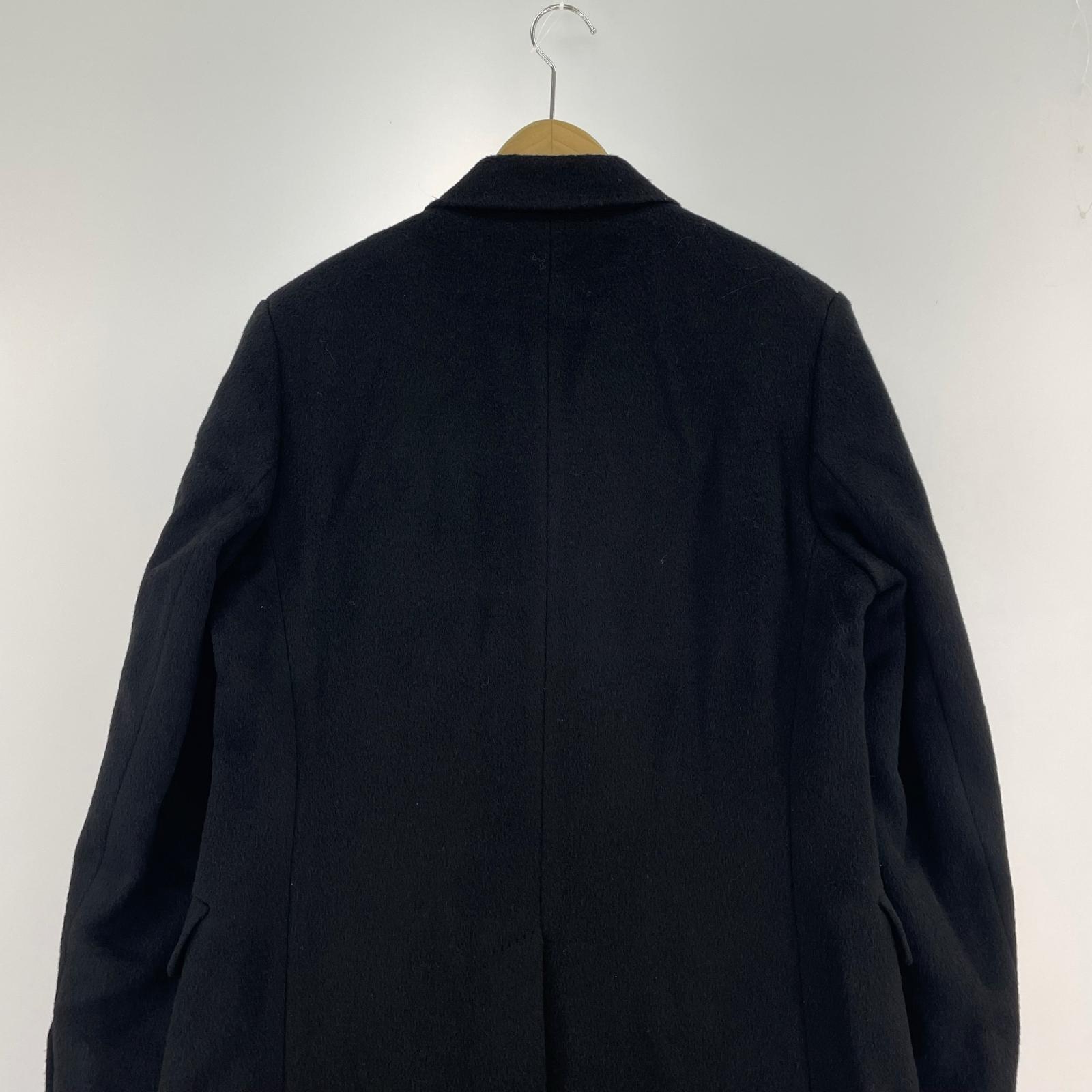 テーラードジャケット WHALE COAT ダブルブレスト チェスターコート (44) ブラック 44 ブラック