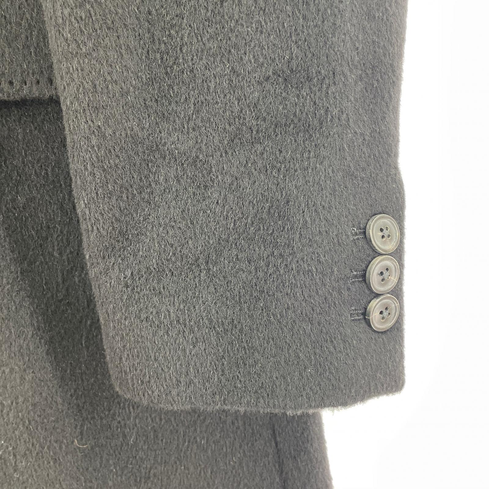 テーラードジャケット WHALE COAT ダブルブレスト チェスターコート (44) ブラック 44 ブラック