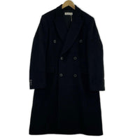 テーラードジャケット WHALE COAT ダブルブレスト チェスターコート (44) ブラック 44 ブラック