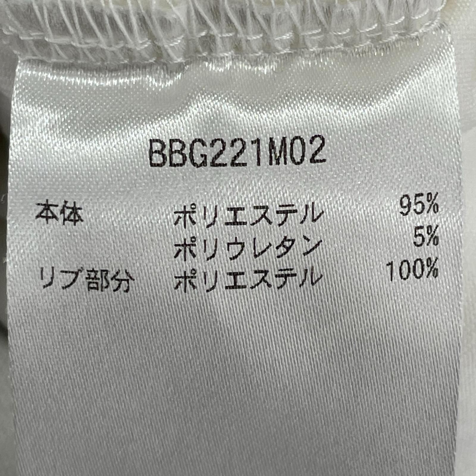ポロシャツ BRIEFING バックロゴ ストレッチポロシャツ M ホワイト M ホワイト