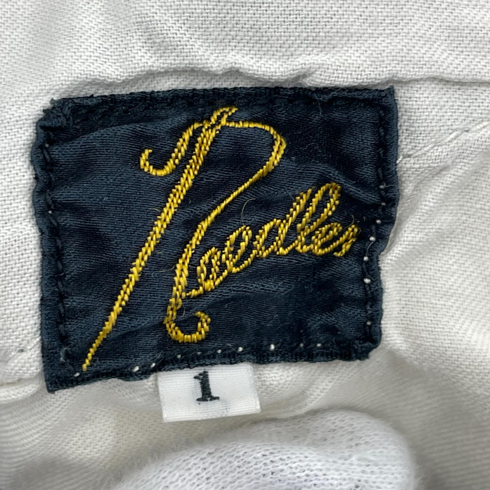 デニムパンツ Needles ヒザデルパンツ デニム CH201 紺 (1)