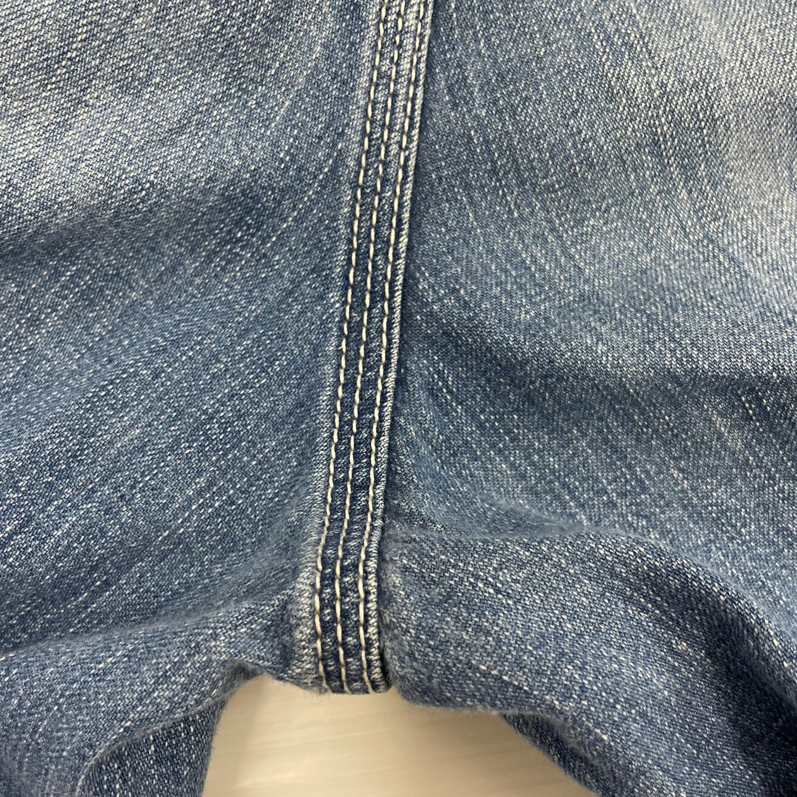 デニムパンツ Needles ヒザデルパンツ デニム CH201 紺 (1)