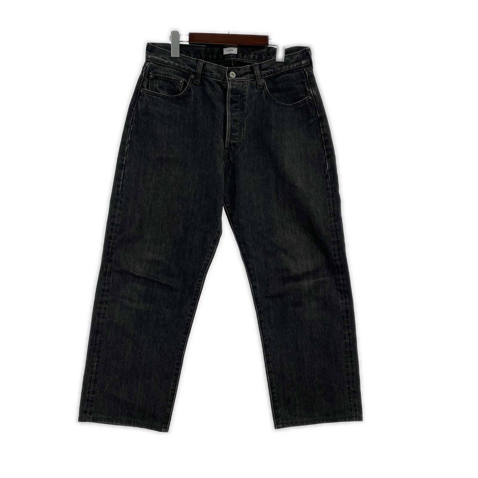 デニムパンツ ブラックスビンコットン 13.5oz デニムパンツ 32 ブラック