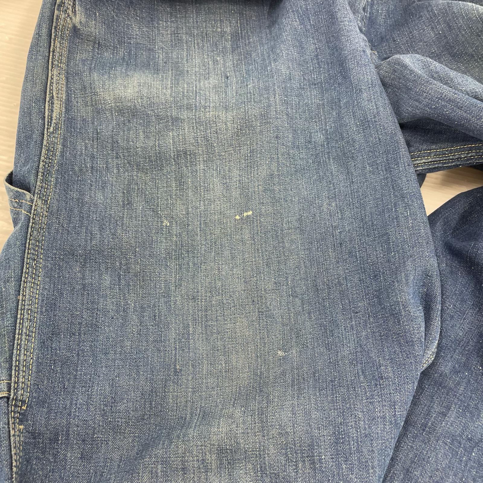 デニムパンツ 50s UNION MADE デニムペインターパンツ W34 ブルー
