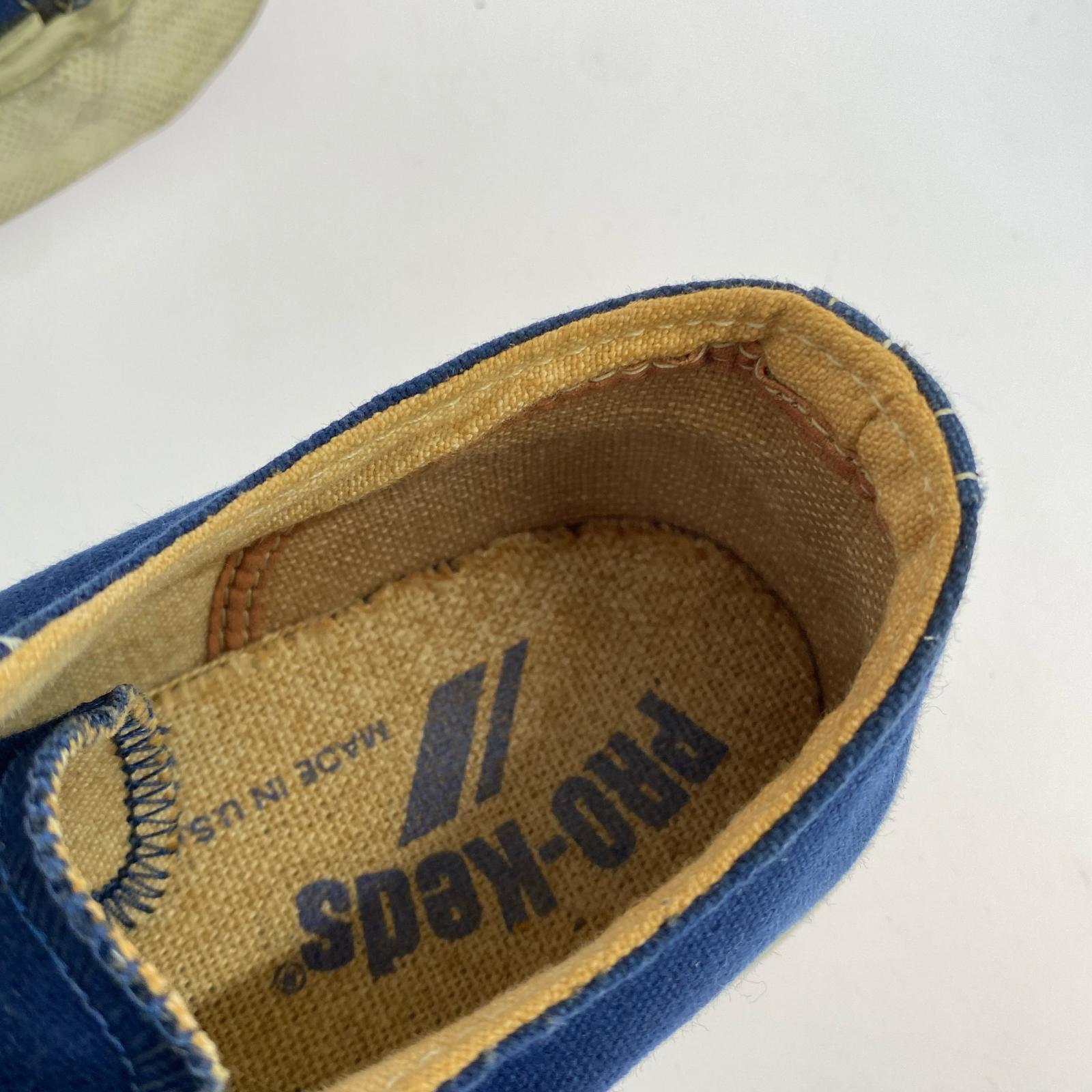 スニーカー 70's USA製 PRO-KEDS (US7M) 青 ブルー