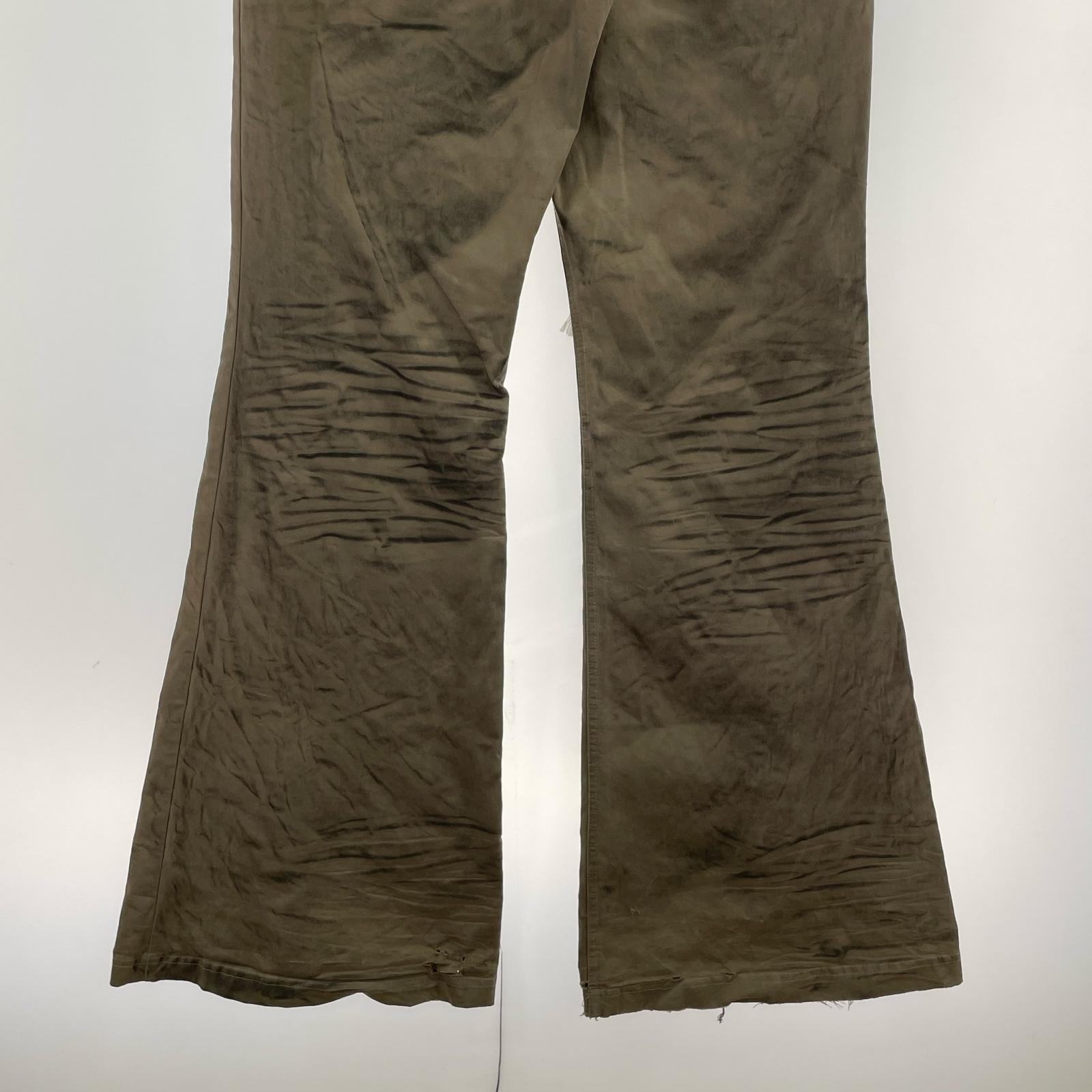 パンツ VIRGIN ATARAXIA 24AW FLARED EASY PANTS 1 ブラウン