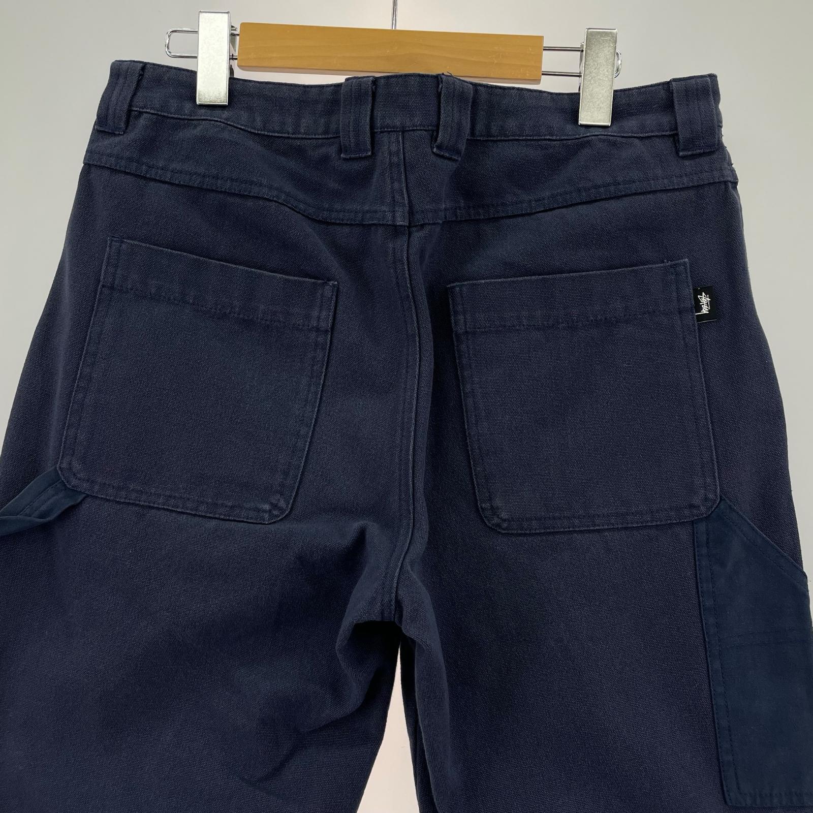 パンツ ダブルニー コットンパンツ ネイビー W30 30 ネイビー