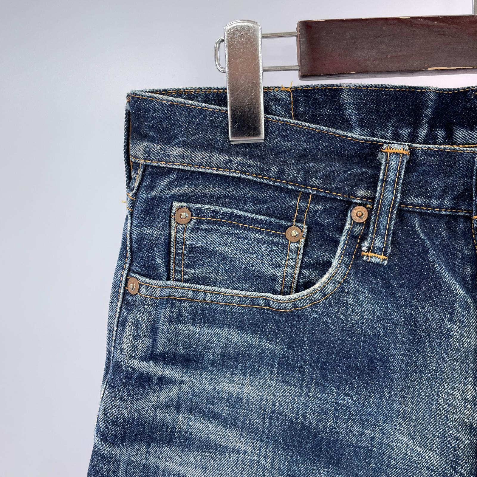 デニムパンツ SD-103 W32 15oz TIGHT STRAIGHT 32 ネイビー