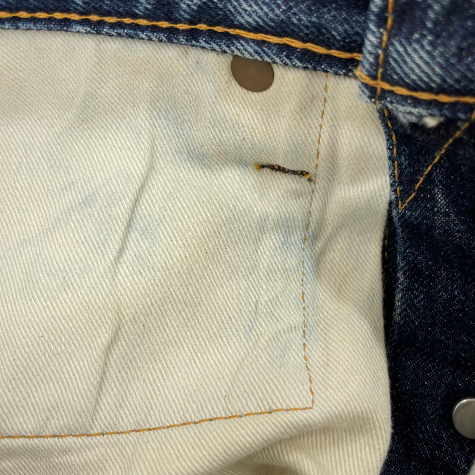 デニムパンツ SD-103 W32 15oz TIGHT STRAIGHT 32 ネイビー