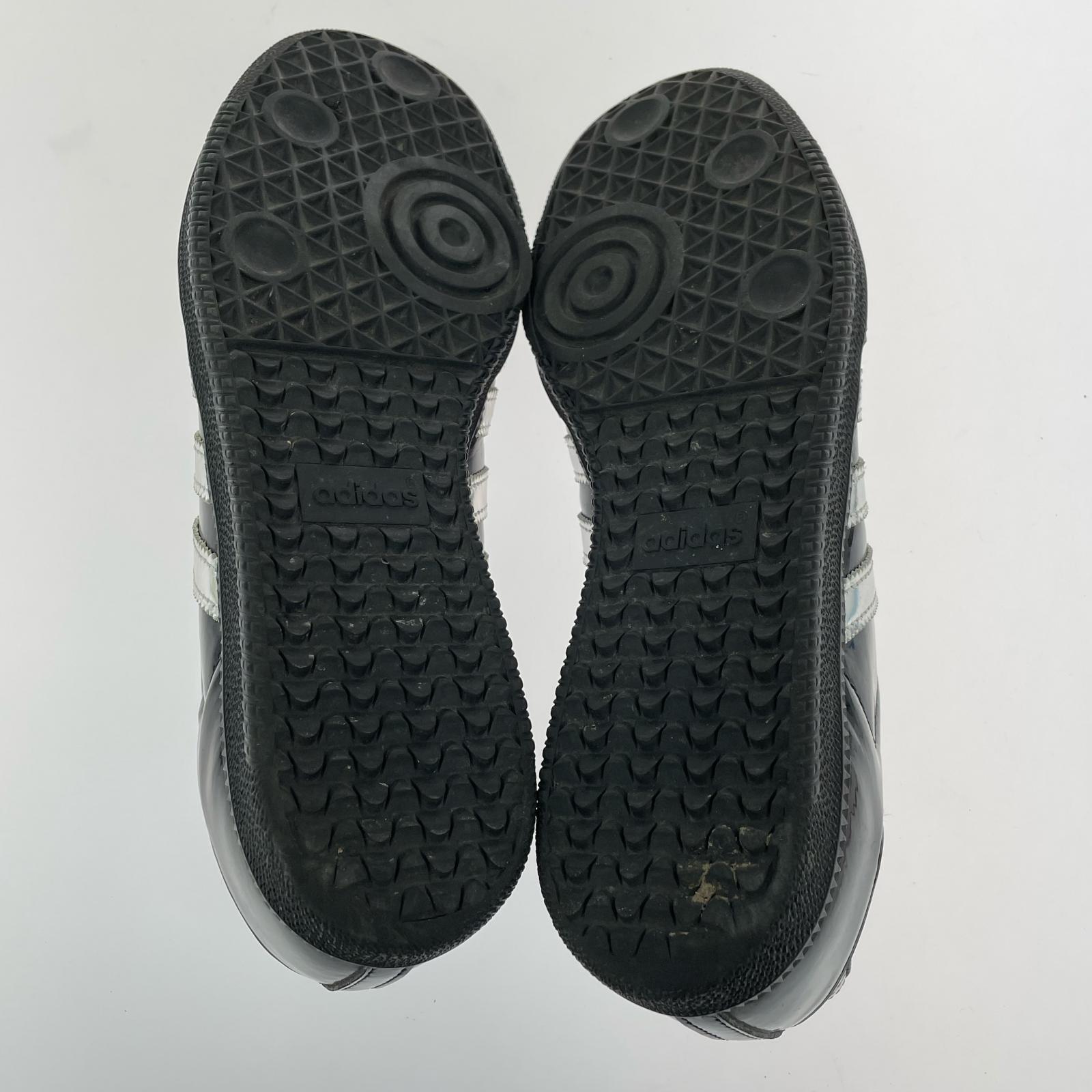 スニーカー SAMBA ATMOS ローカットスニーカ－　黒シルバー 27.5cm (US9 1/2 UK9 EU45)
