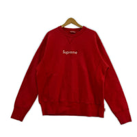 スウェット 90s USA製 ボックスロゴスウェット 赤 (L) L レッド