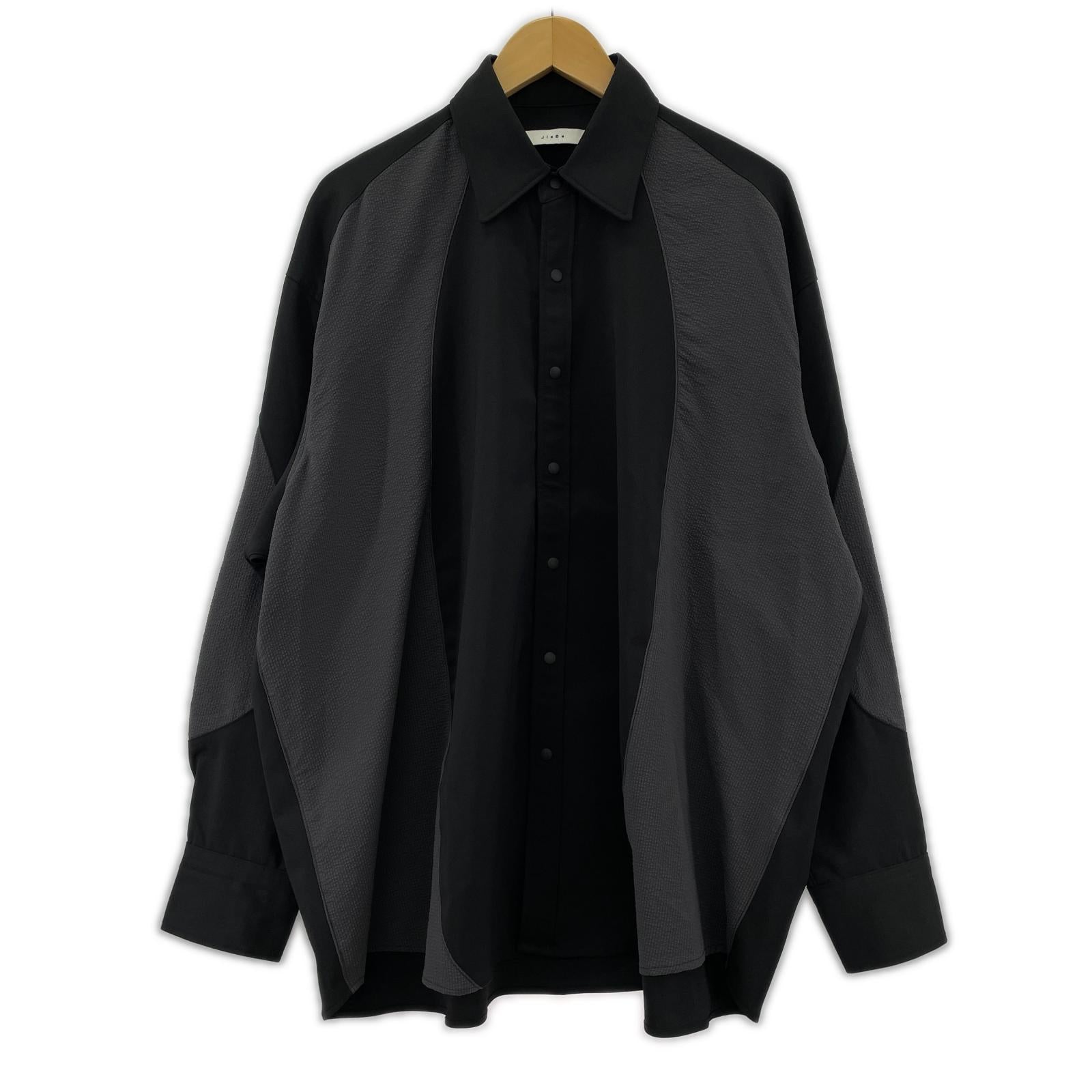 長袖シャツ JieDa SWITCHING SHIRT 1 ブラック