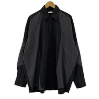 長袖シャツ JieDa SWITCHING SHIRT 1 ブラック