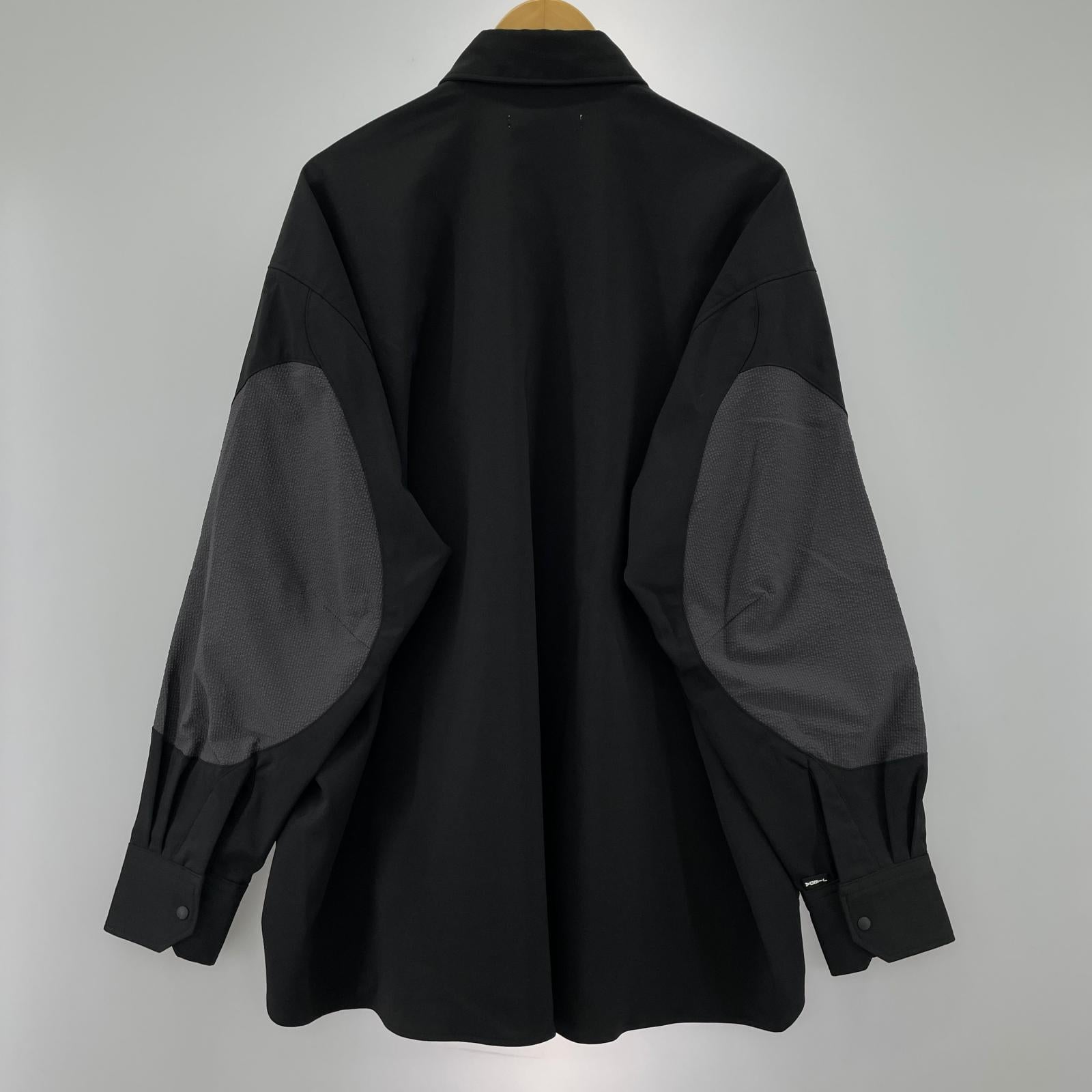 長袖シャツ JieDa SWITCHING SHIRT 1 ブラック