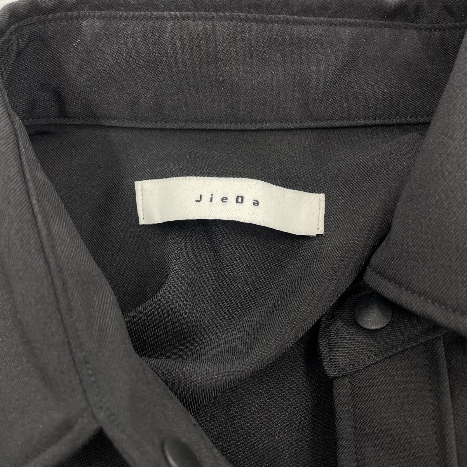 長袖シャツ JieDa SWITCHING SHIRT 1 ブラック