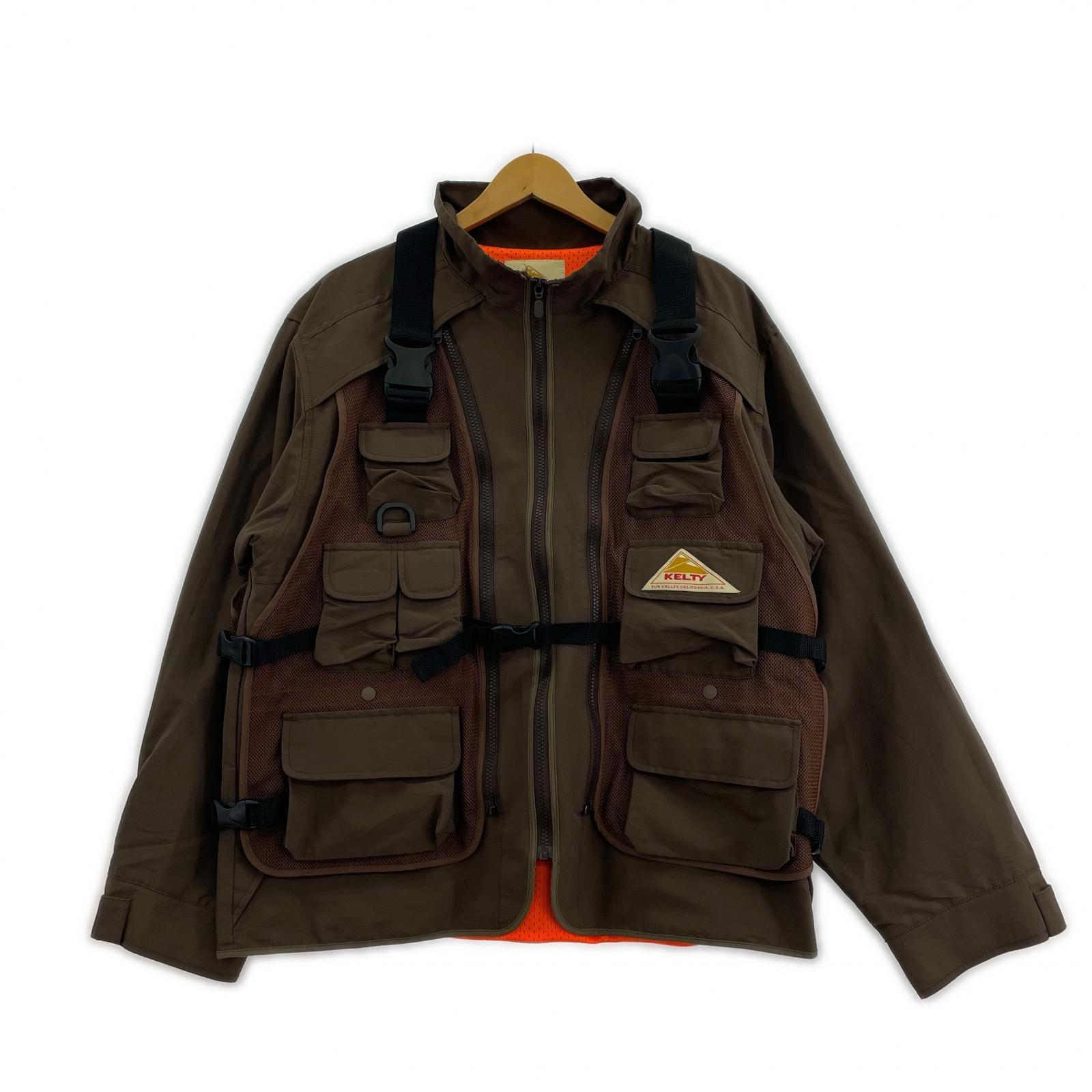 ジャケット x FREAK'S STORE 別注 ３WAY フィッシングジャケット（M） M ブラウン