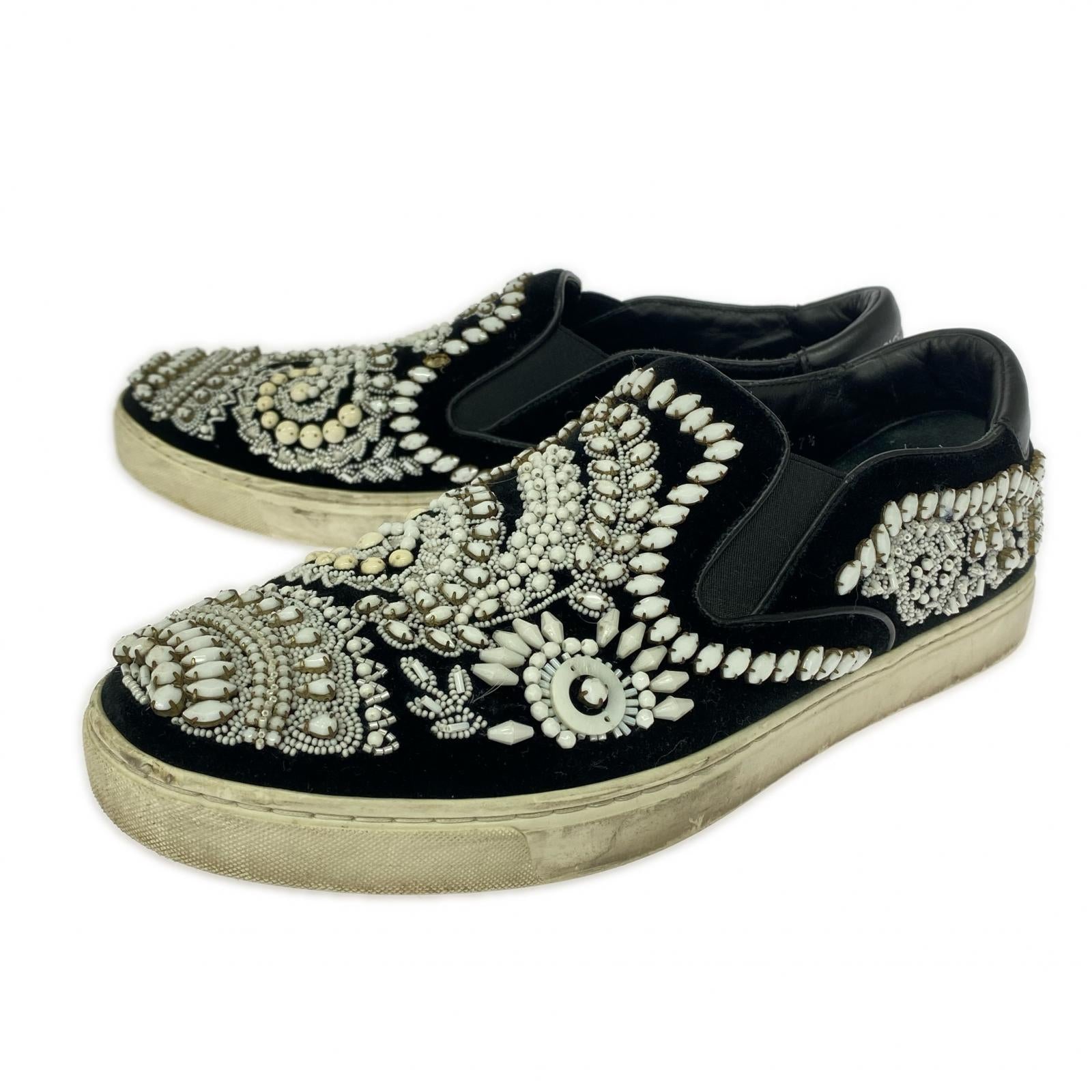 スニーカー Embellished London Slip On ブラック