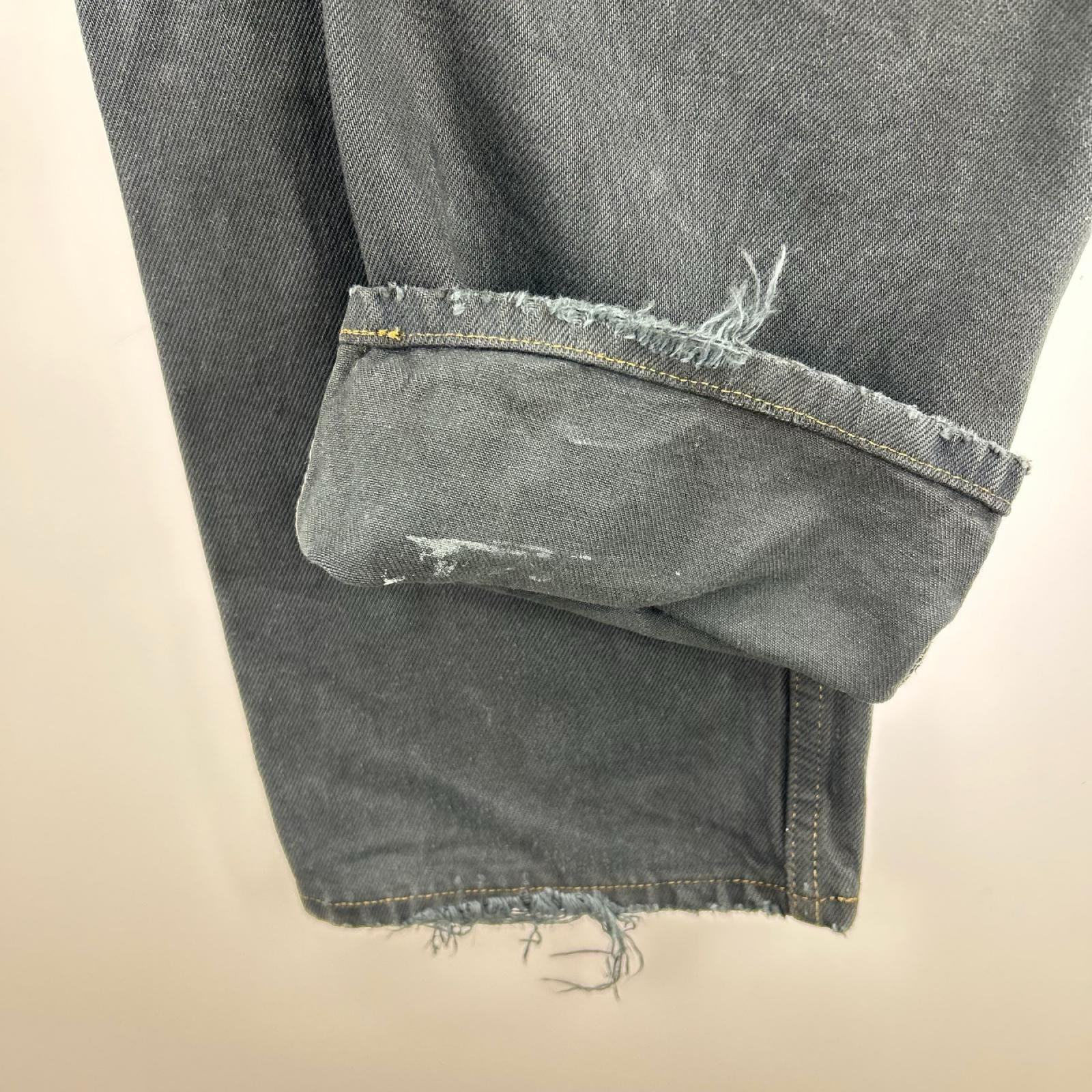 デニムパンツ Levi's 後染めﾌﾞﾗｯｸﾃﾞﾆﾑ ブラック