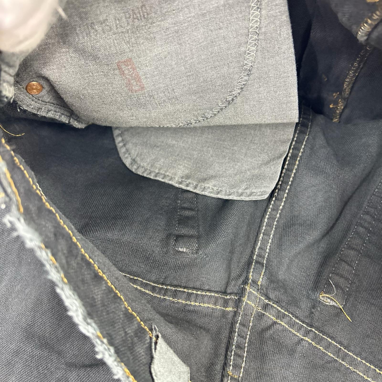 デニムパンツ Levi's 後染めﾌﾞﾗｯｸﾃﾞﾆﾑ ブラック