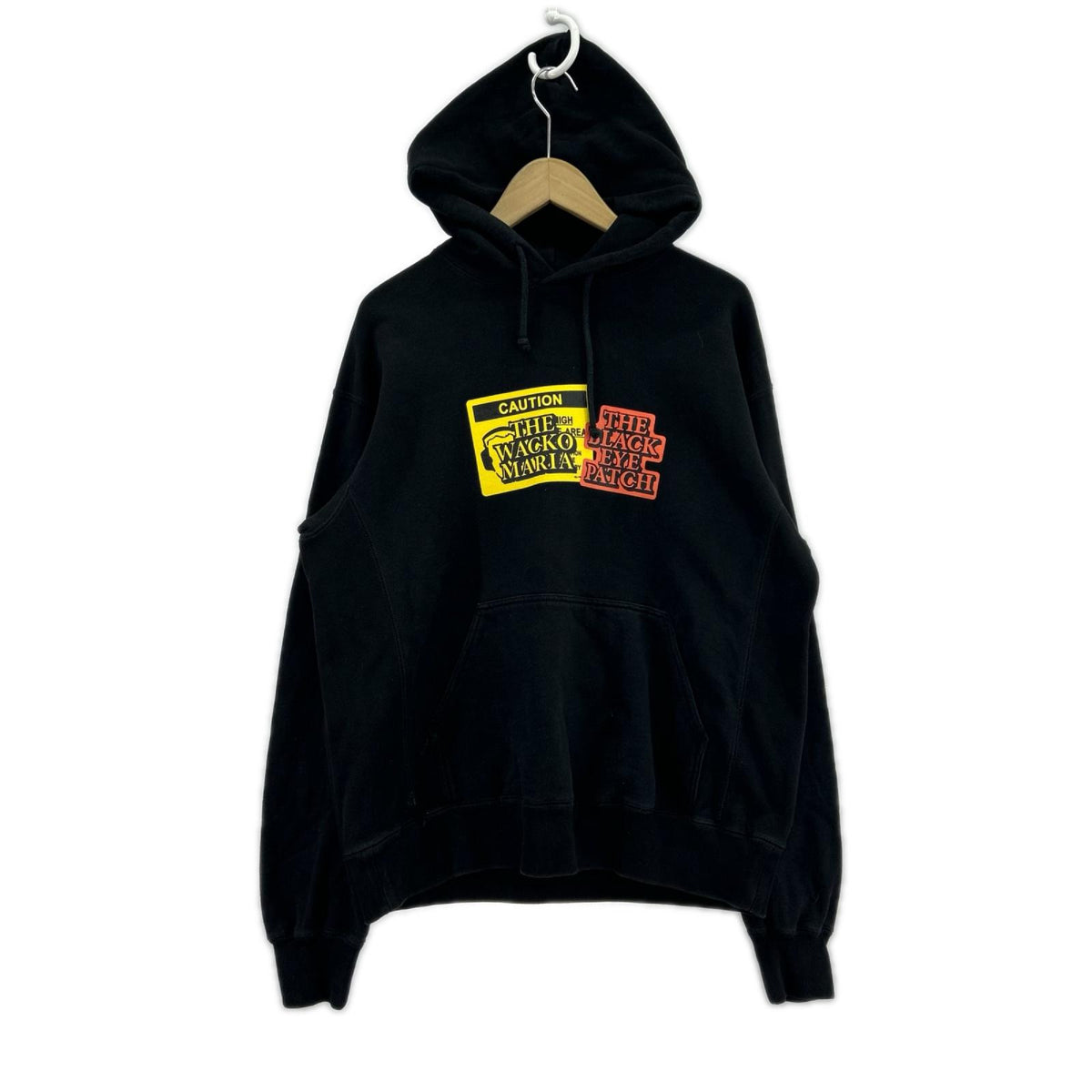 パーカー BLACK EYE PATCH×WACKO MARIA Pull Over Hooded Sweat Shirt 黒 (M) M ブラック