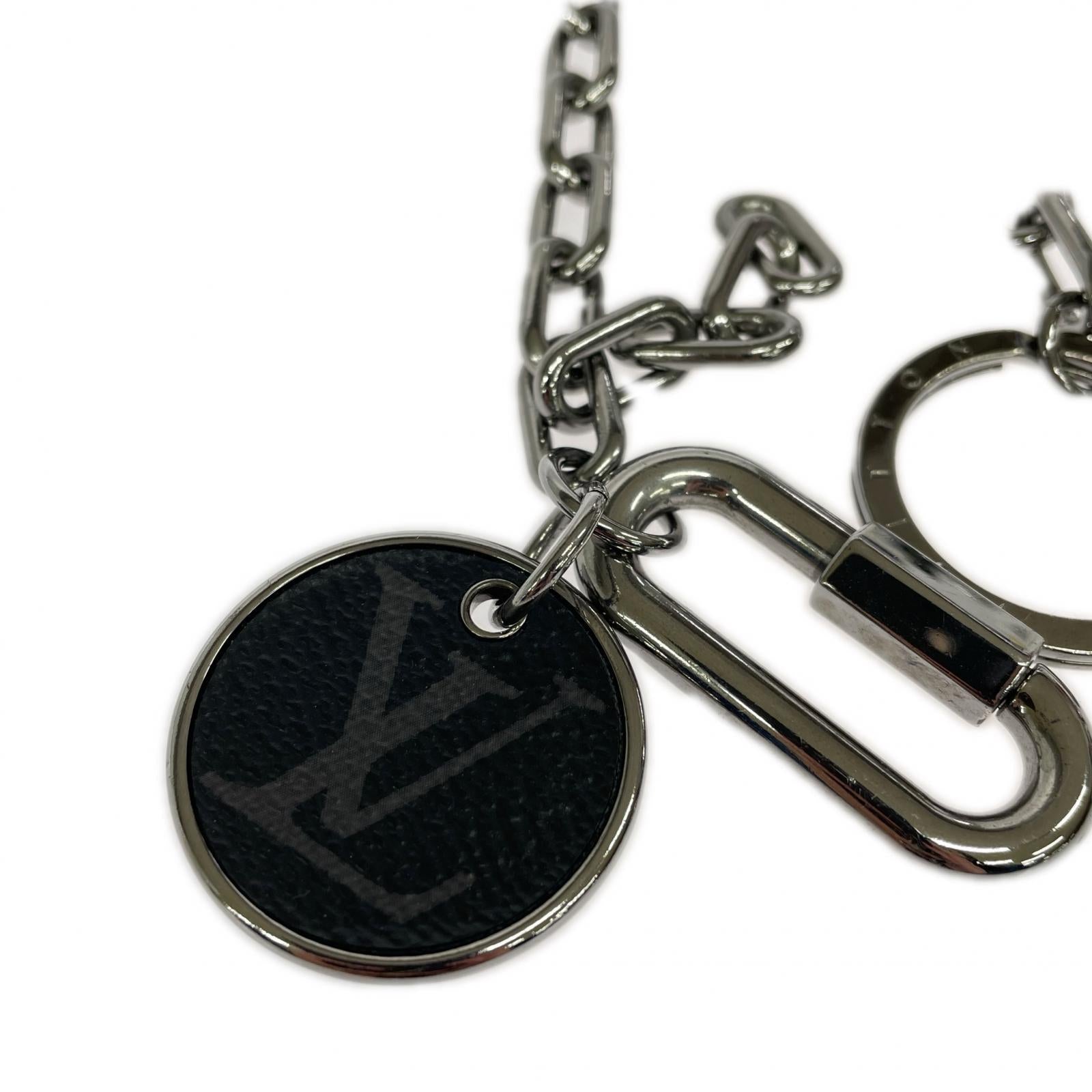 LV　モノグラム・エクリプス・キーチェーン メタル・キーリング