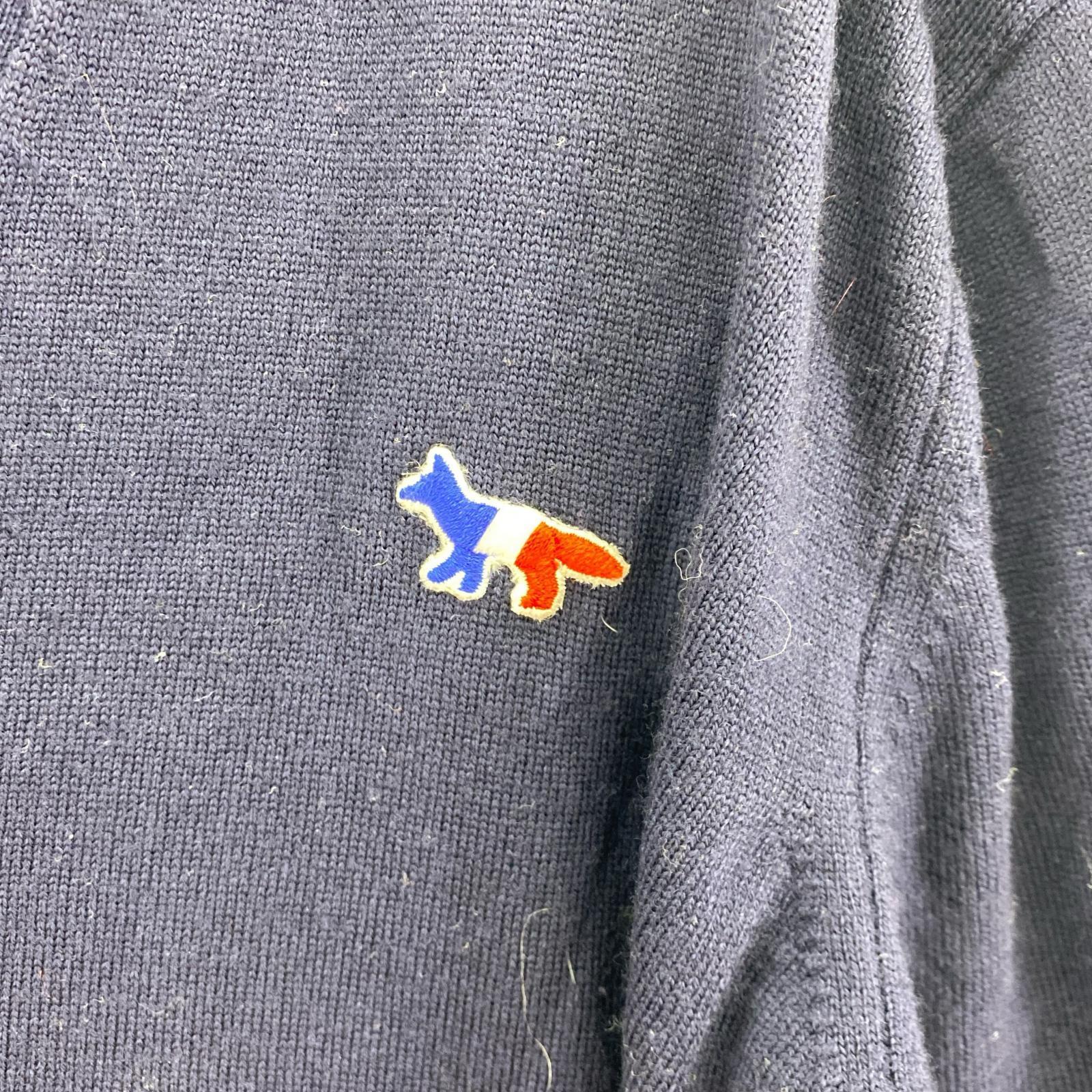 カーディガン MAISON KITSUNE カーディガン M ネイビー