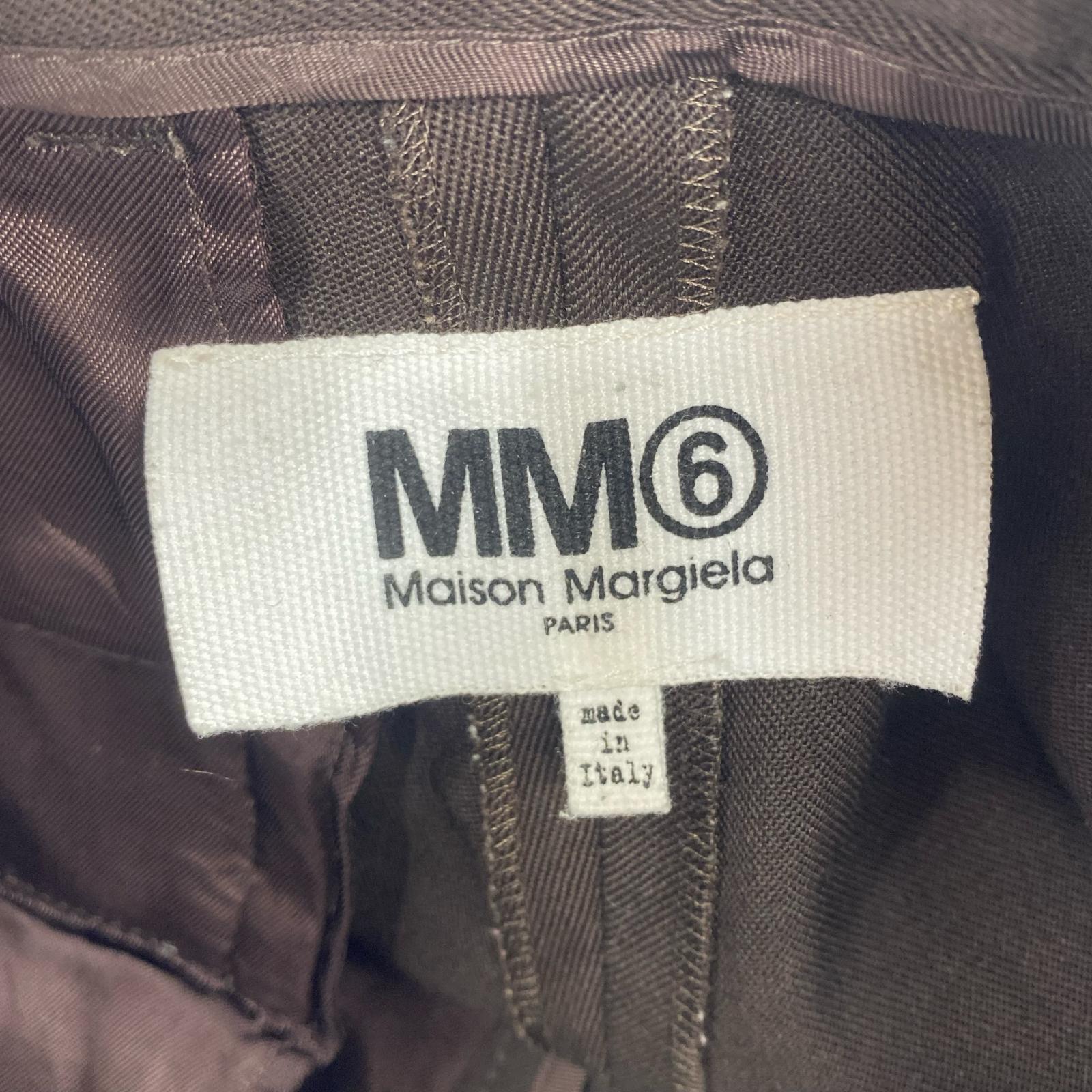 その他ボトムス MM6 スラックスパンツ 36 36 ブラウン