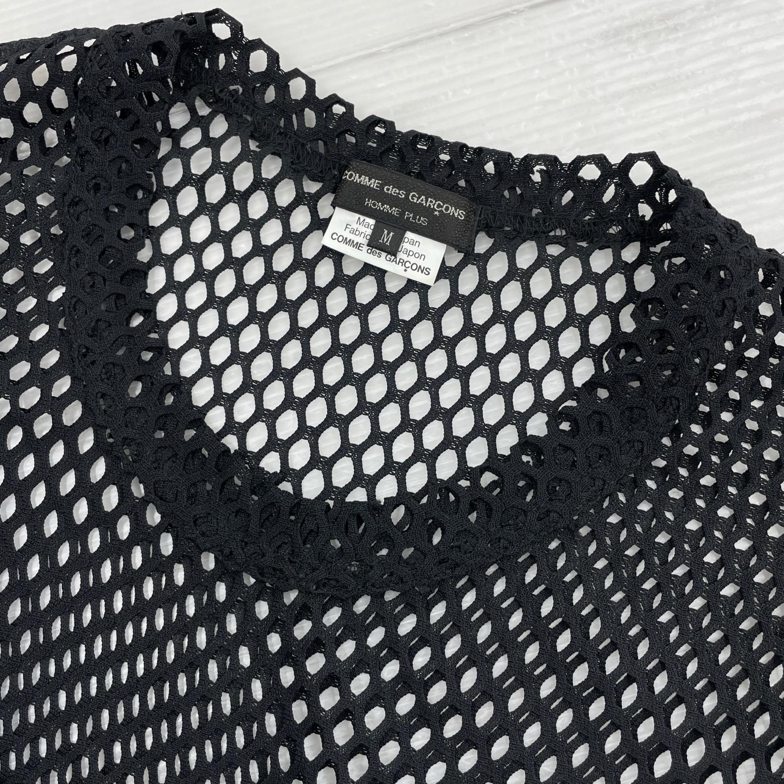 その他トップス 24SS メッシュTシャツ M ブラック