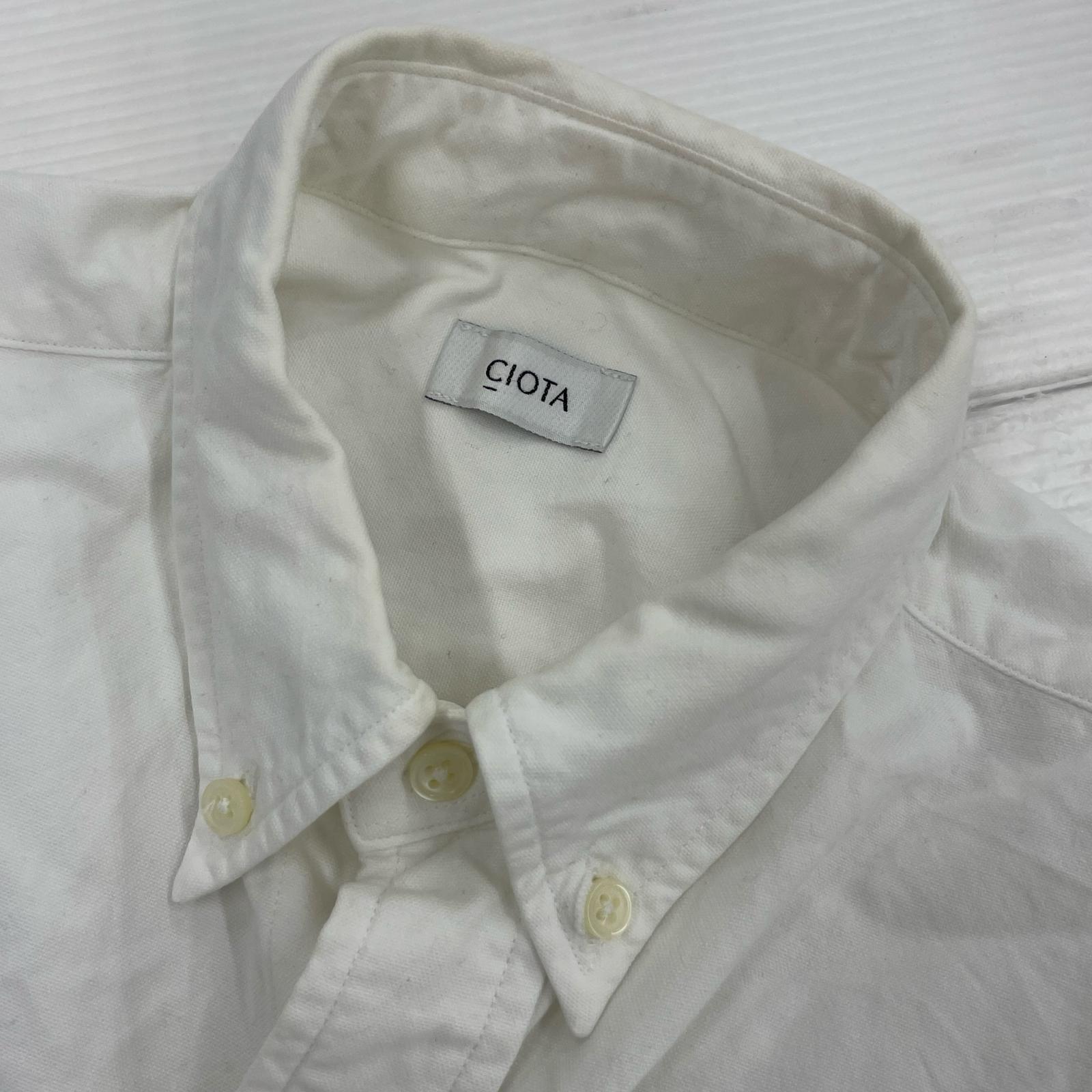 長袖シャツ CIOTA　L/Sシャツ 4 SHM-5 4 ホワイト