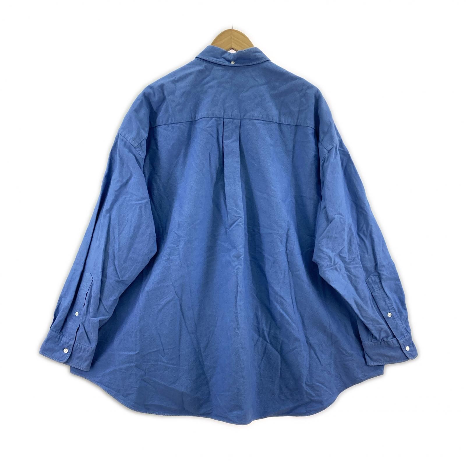 長袖シャツ Graphpaper Oxford L/S Oversized B.D Shirt O/S GM251-50021B ブルー