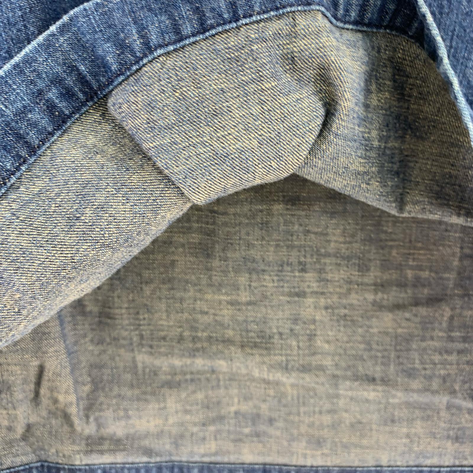 長袖シャツ デニムスキッパーシャツ (M) M ネイビー