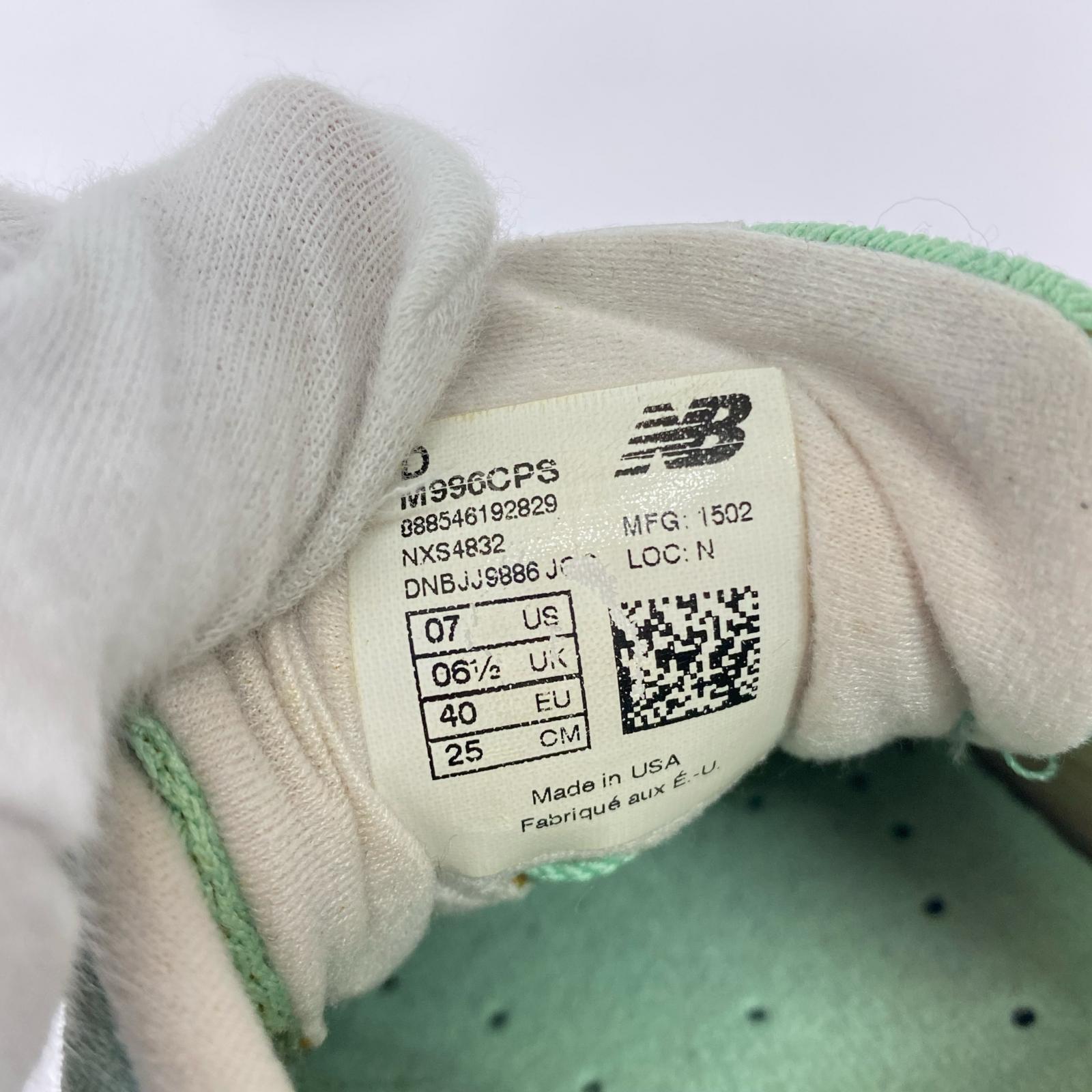スニーカー M996CPS ミントグリーン (25) 25cm (US7 UK6 1/2 EU40) グリーン