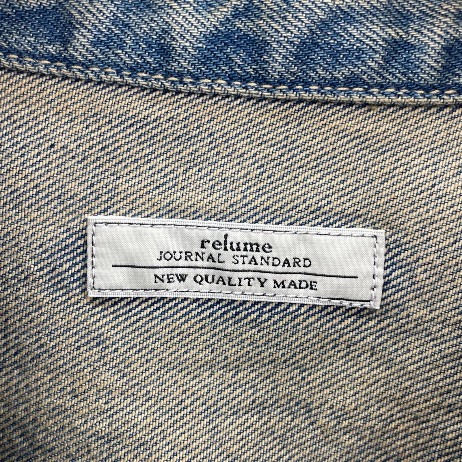 デニムジャケット relume デニムジャケット L ブルー