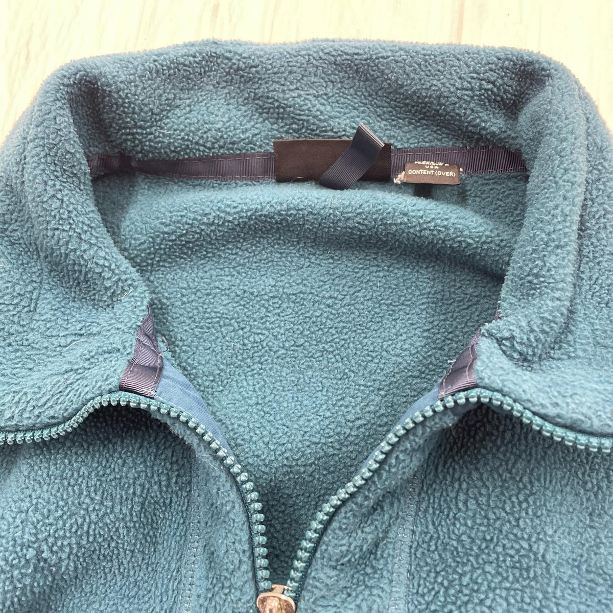 ジャケット 90s ｼﾝﾁﾗﾌﾘｰｽ ﾀｰｺｲｽﾞﾌﾞﾙｰ(L) L