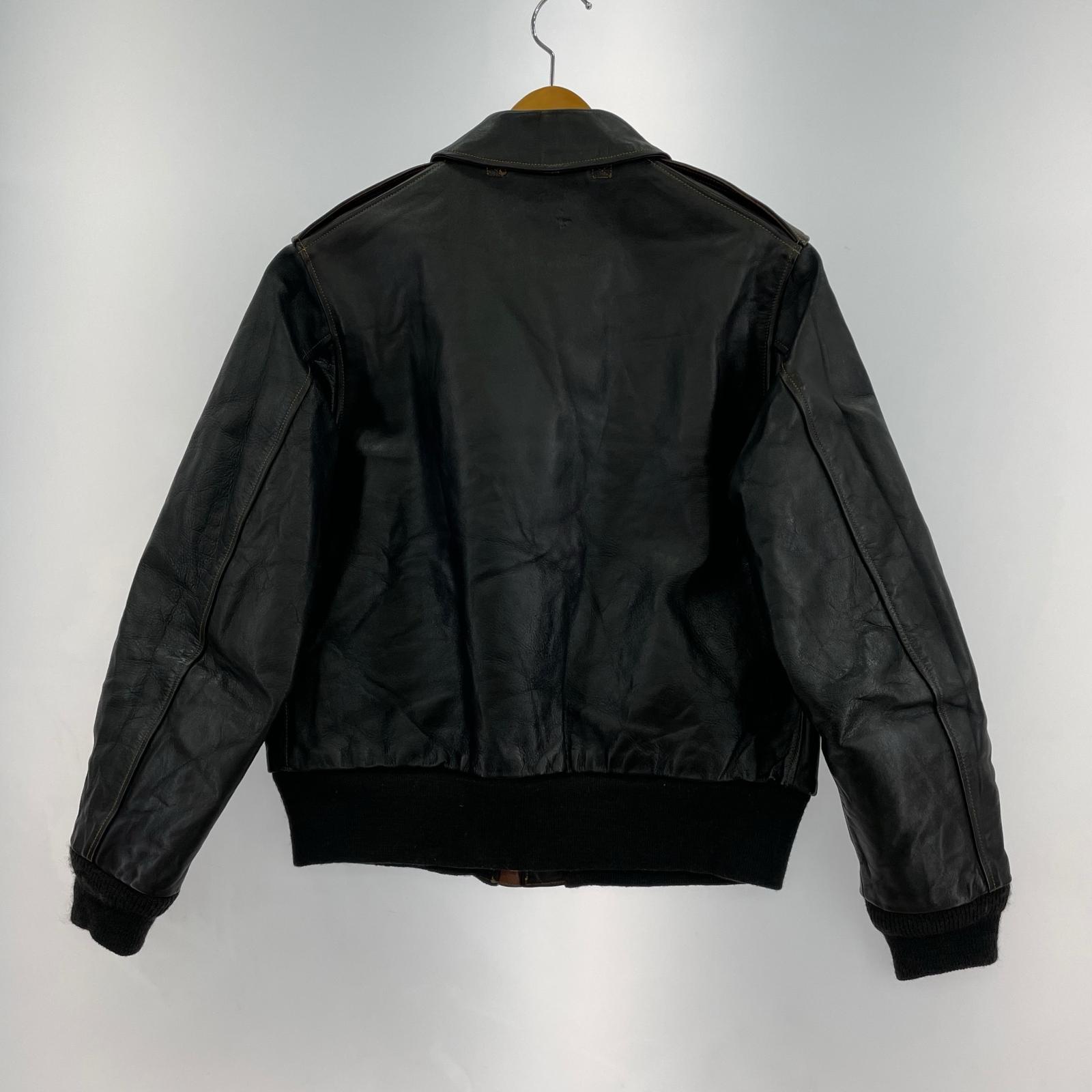 ジャケット TYPE A-2 William Gibson Horse Hide (40) 40 ブラック