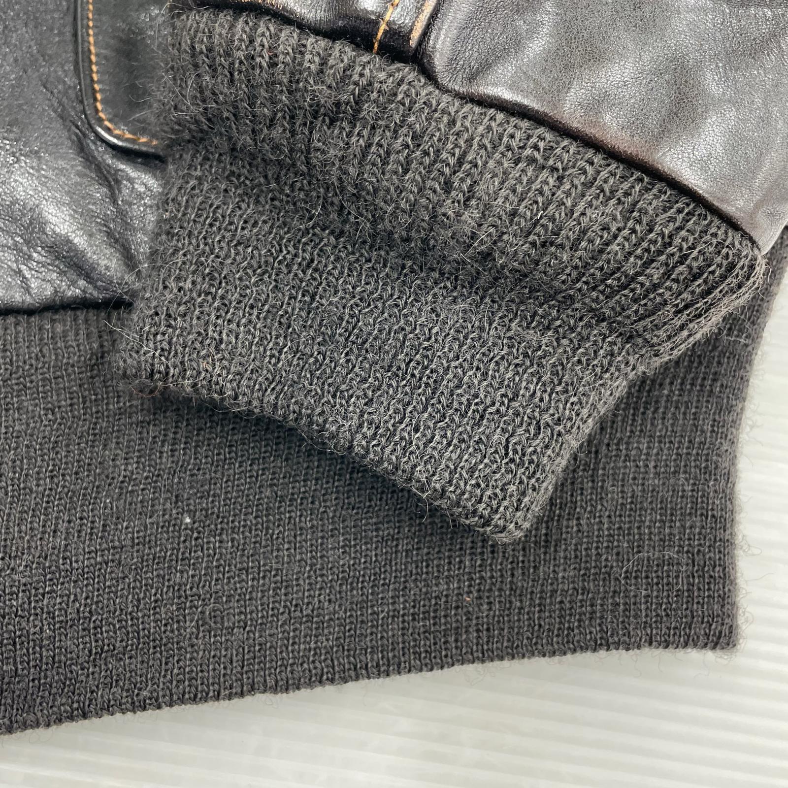 ジャケット TYPE A-2 William Gibson Horse Hide (40) 40 ブラック