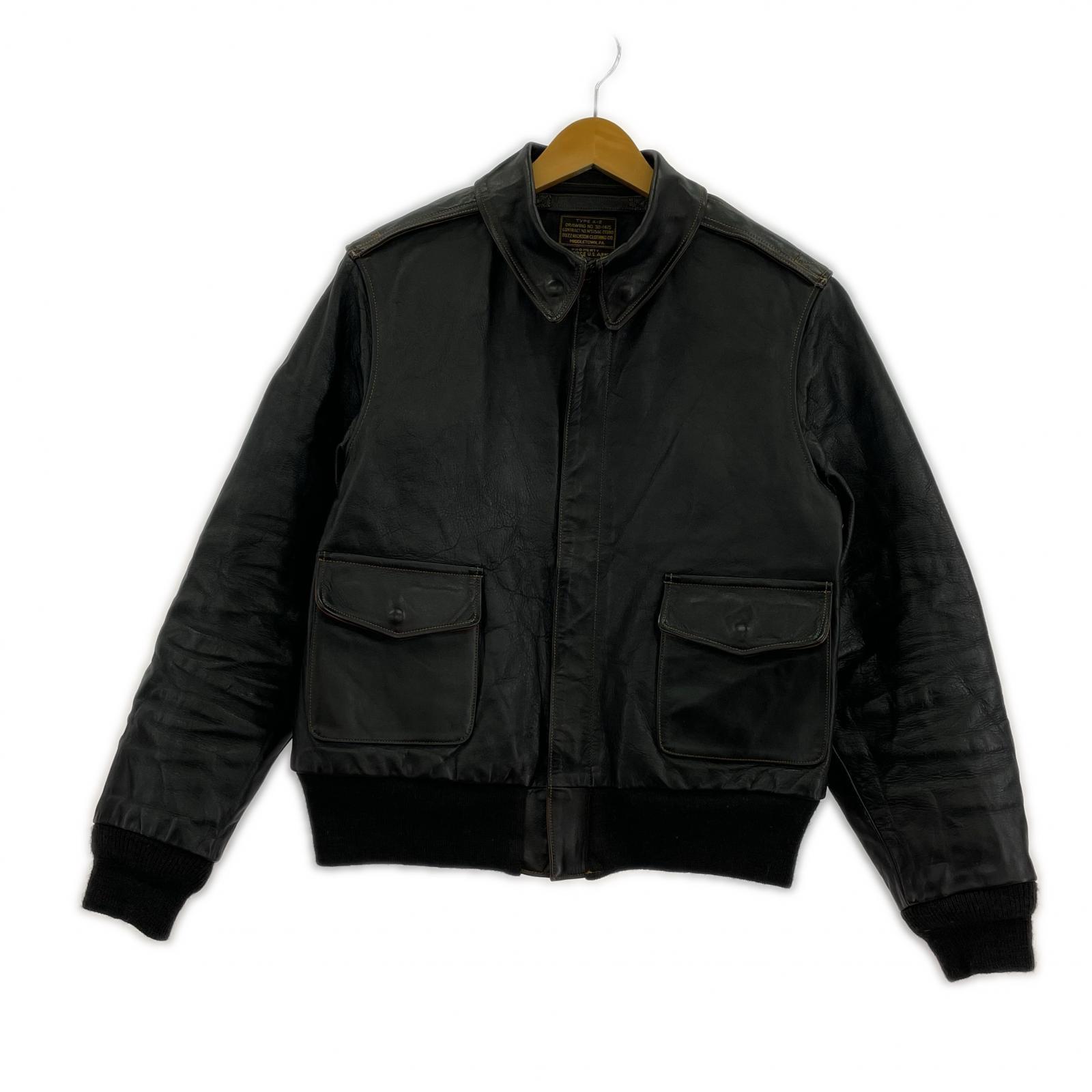ジャケット TYPE A-2 William Gibson Horse Hide (40) 40 ブラック