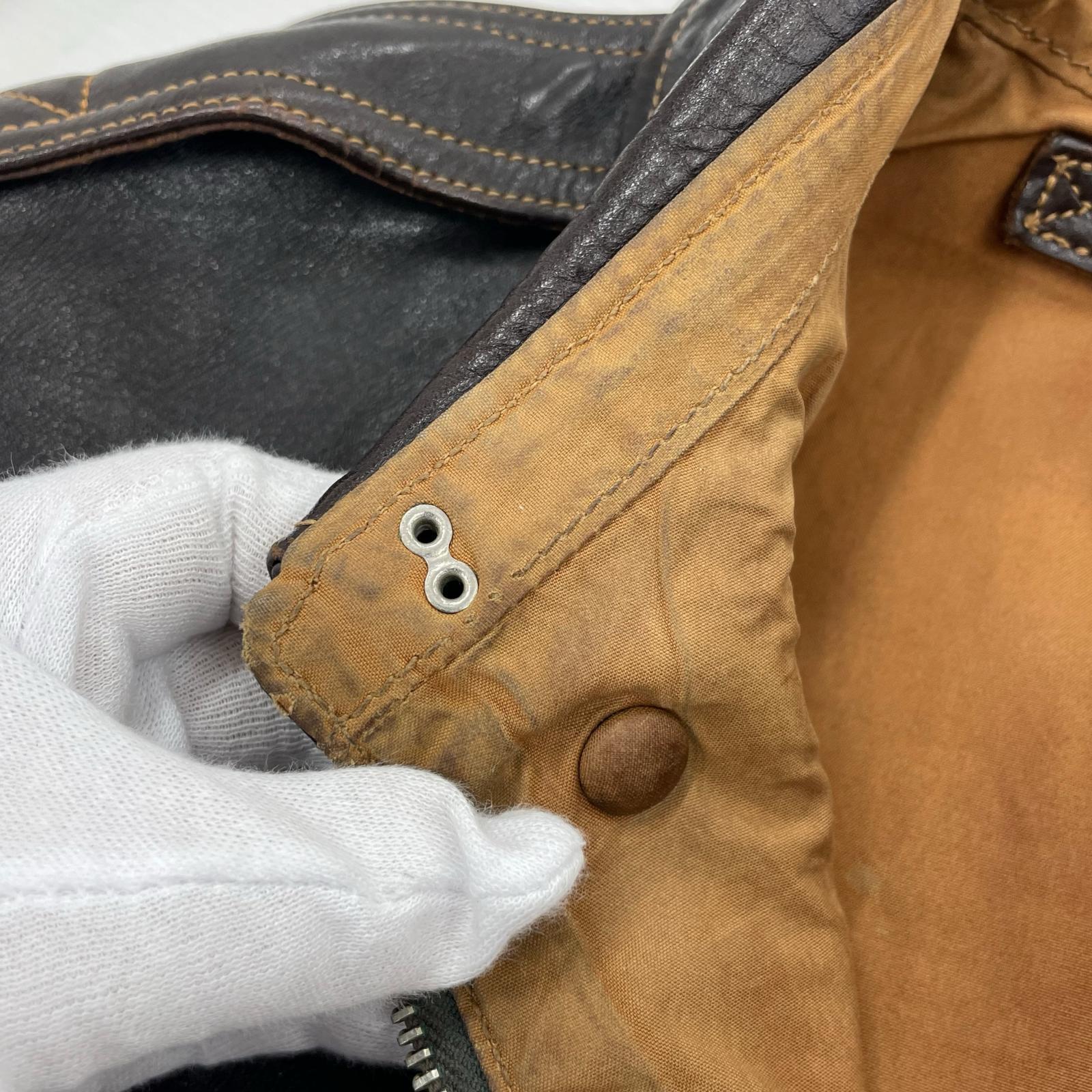 ジャケット HINOYA別注 TYPE A-2 HORSE HIDE (36) 36 ブラック