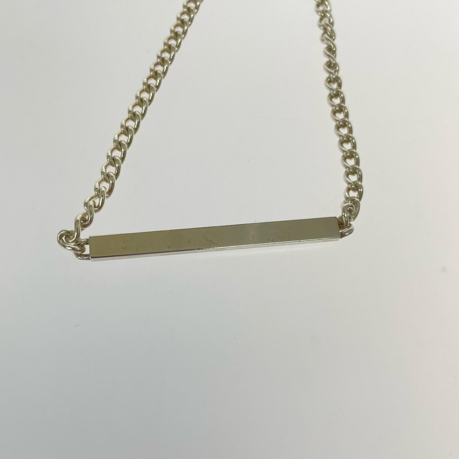 ネックレス プレートネックレス　SV925 シルバー