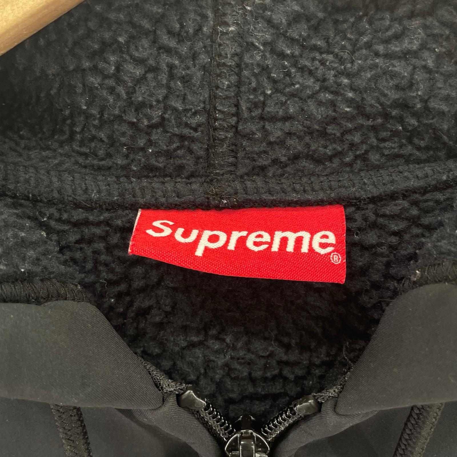 パーカー WINDSTOPPER zipuphooded sweatshirt 黒 (S) S ブラック