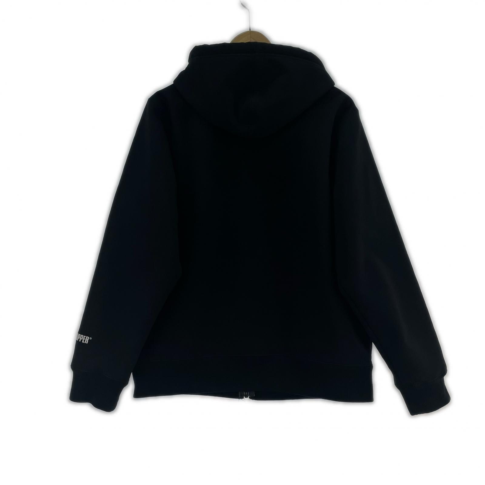 パーカー WINDSTOPPER zipuphooded sweatshirt 黒 (S) S ブラック