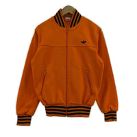 ポロシャツ 西ドイツ デサント製 トラックブルゾン オレンジ M M オレンジ