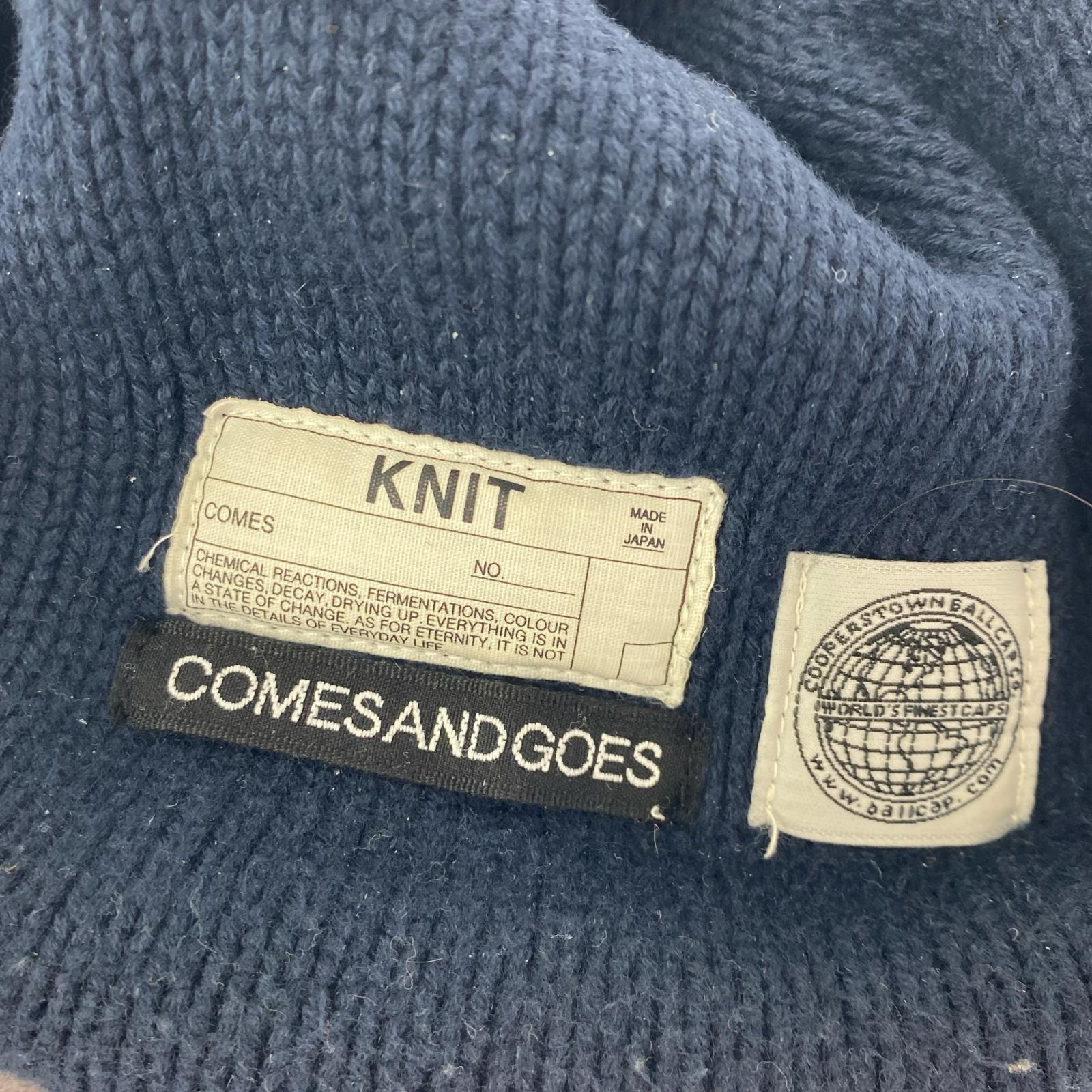 キャップ ニット帽子 ネイビー ネイビー