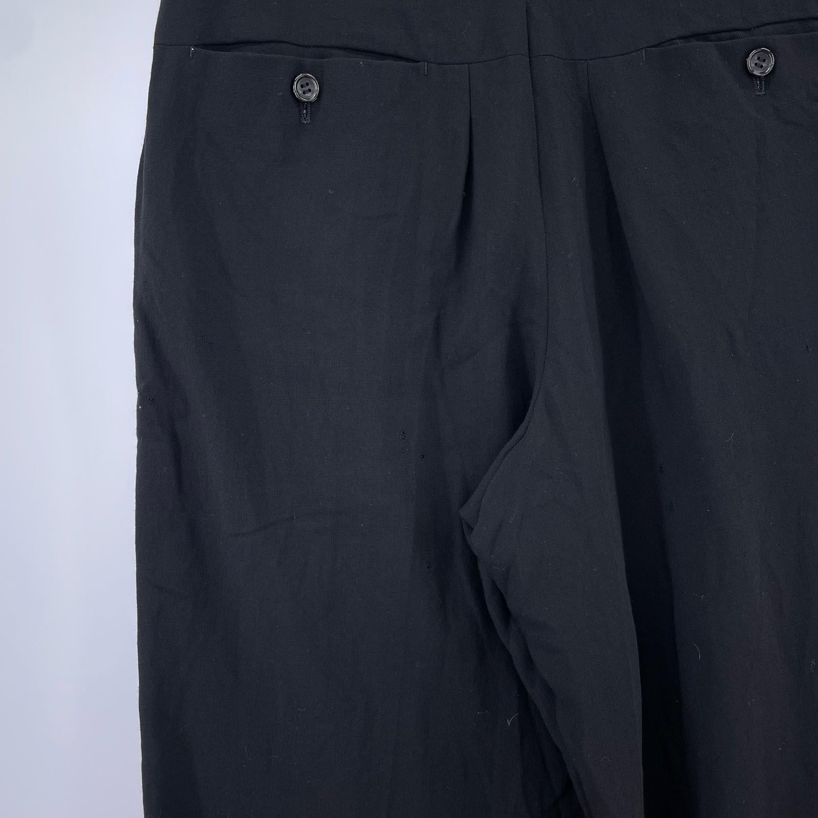 パンツ ツータックウールパンツ BLK 1 ブラック