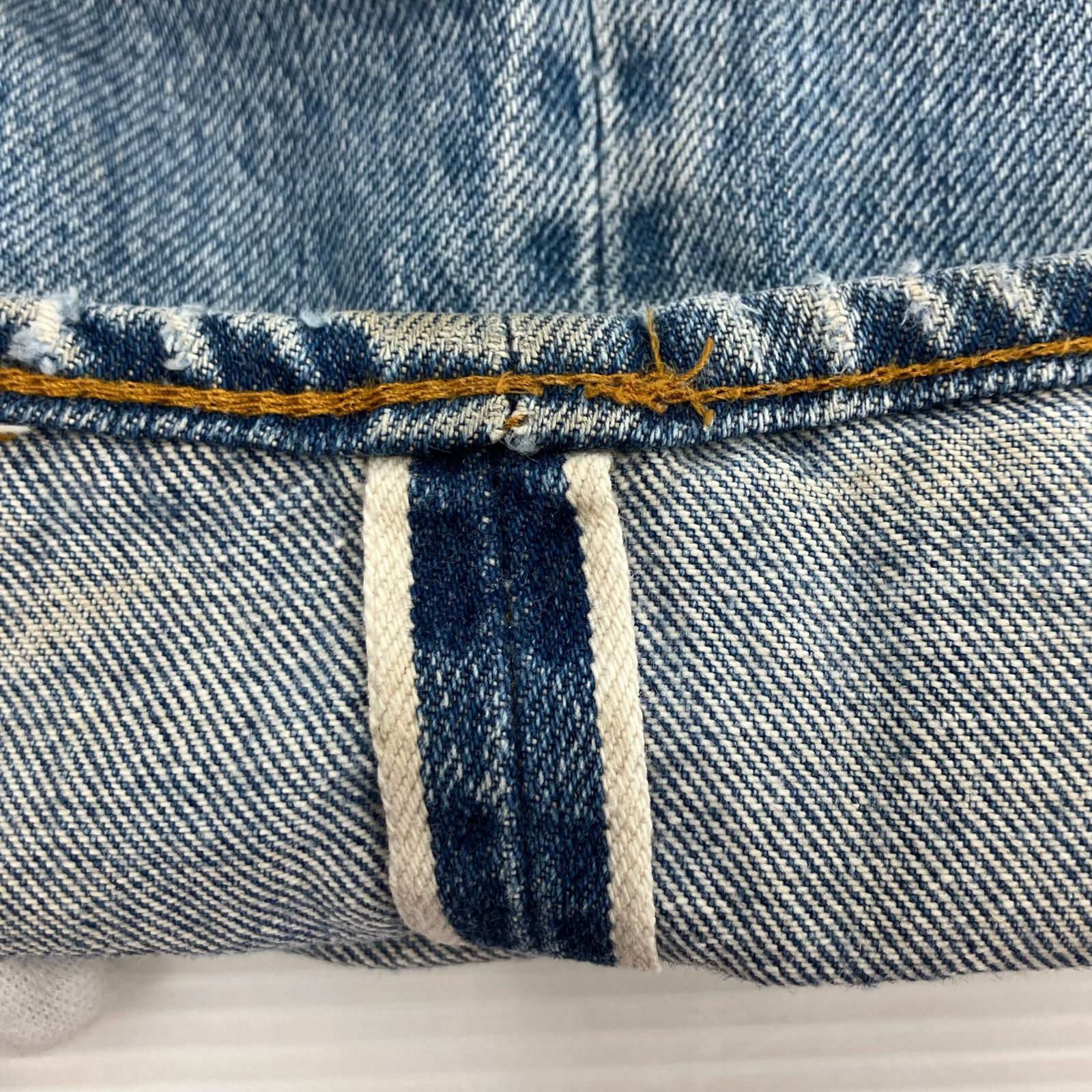 デニムパンツ 501 66後期 USA製 刻印6 エルパソ工場 ブルー